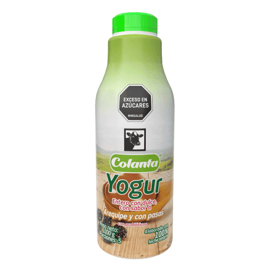 YOGUR AREQUIPE PASAS COLANTA GFA X1L