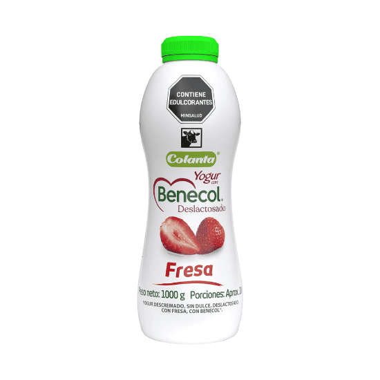 YOGUR BENECOL DESLAC FRESA COLANTA X1L