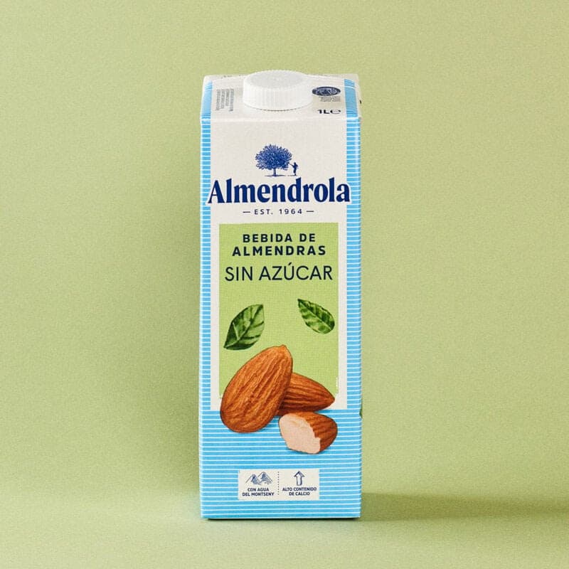 BEBIDA ALMENDRA SIN AZUCAR X 1L